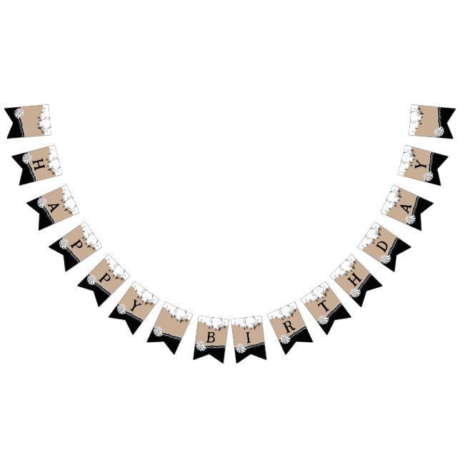 Banderines Es un cumpleaños feliz para un Fiesta de playa (Todo)