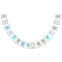 Es una Baby Shower temática de niño, elefante azul