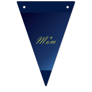 Banderines escritura dorada, felicitaciones a las madres