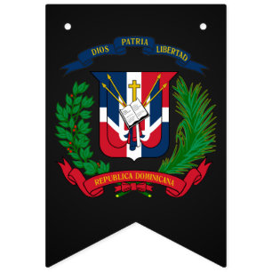 Banderines Escudo de armas dominicano