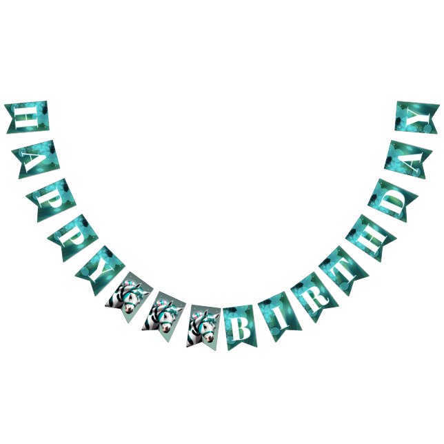 Banderines Espíritu lindo 3 d Pony 7 burbujas de cumpleaños f (Todo)