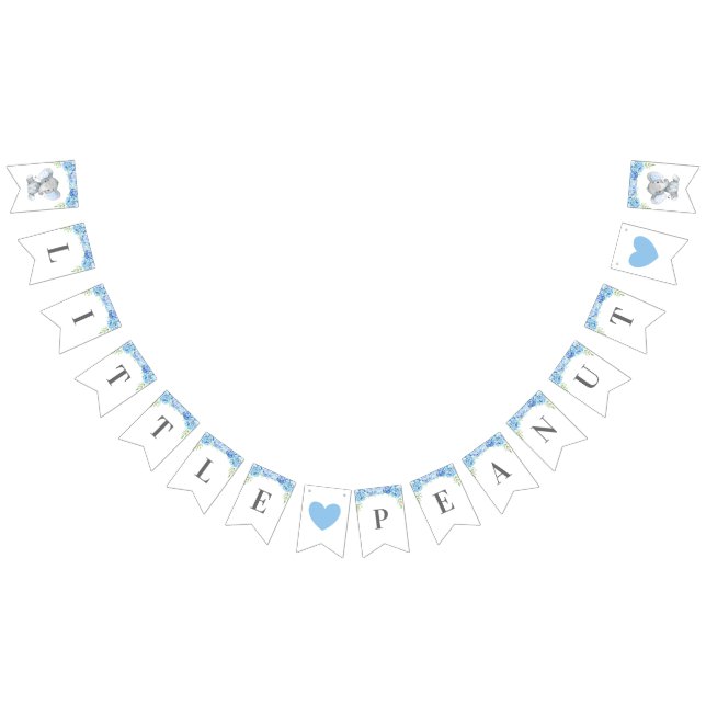 Banderines Espoleta de elefante azul de pequeño cacahuete (Todo)