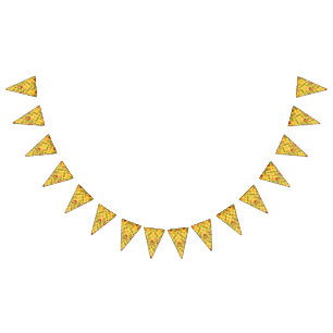 Banderines Estampado marrón y verde