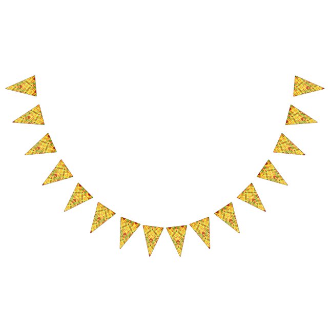 Banderines Estampado marrón y verde (Todo)