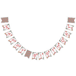 Banderines Estandarte de cumpleaños de Cocoa de invierno