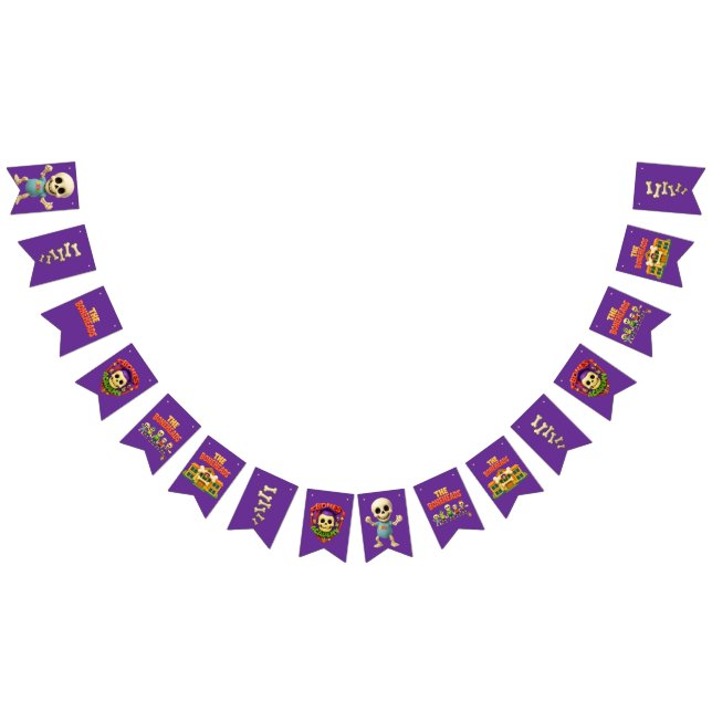 Banderines Estandarte de fiesta de Bones Academy™ de The Bone (Todo)