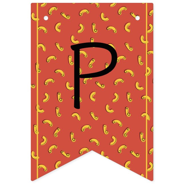 Banderines estandarte de macarrones con queso (Decimosexta bandera)