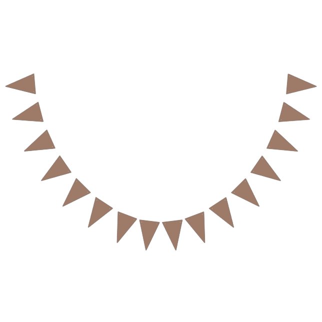 Banderines Estandarte de Rustic Brown Bunting (Todo)