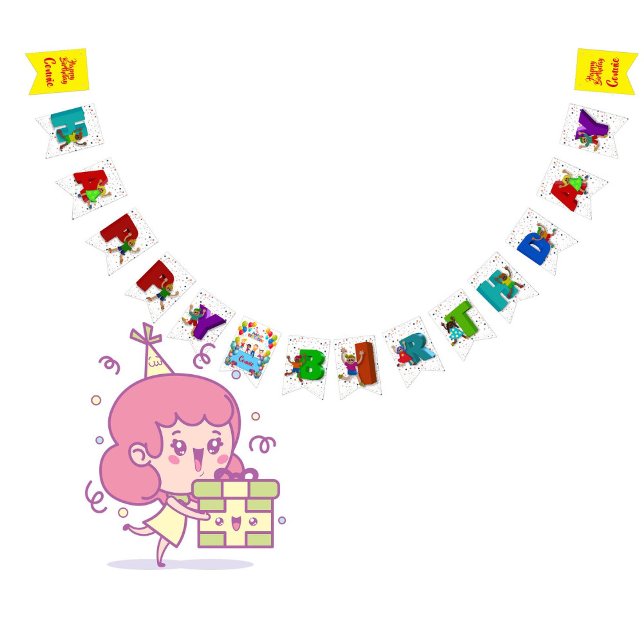 Banderines Estandartes de fiesta de moda para cumpleaños y ev (Subido por el creador)