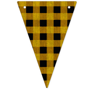 Banderines Estilo de listado - tela amarilla + tus ideas