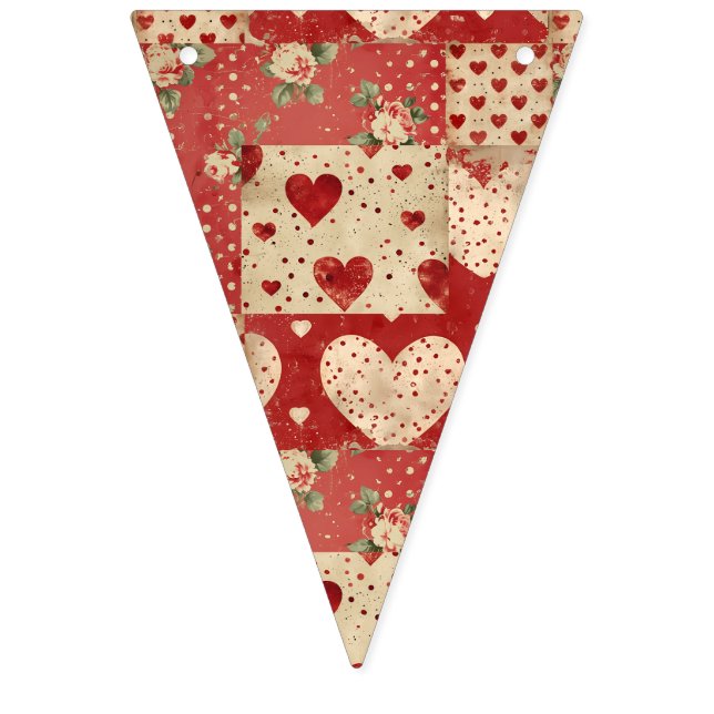 Banderines Estilo shabby chic vintage (Primera bandera)