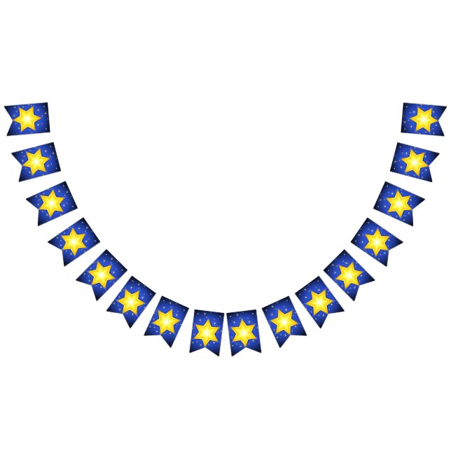 Banderines Estrella de David (Todo)