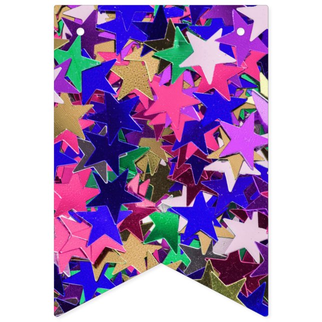 Banderines Estrellas coloridas (Primera bandera)