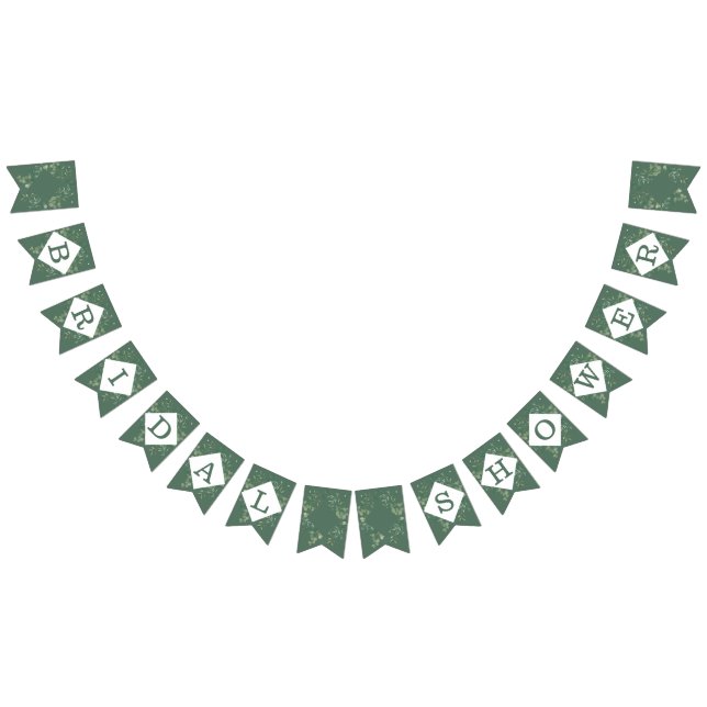 Banderines Eucalyptus Greenery Botánico Moderno Ducha Bridal (Todo)