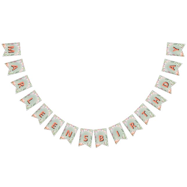 Banderines Fairy First Birday Forest Watercolor Mushroom (Todo)