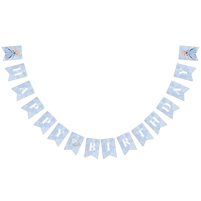 Banderines Fairytale Winter Snow Princess Cumpleaños | Blonde (Todo)