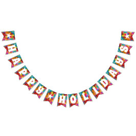 BANDERINES FELICES FIESTAS ARCOIRIS COLORIDO