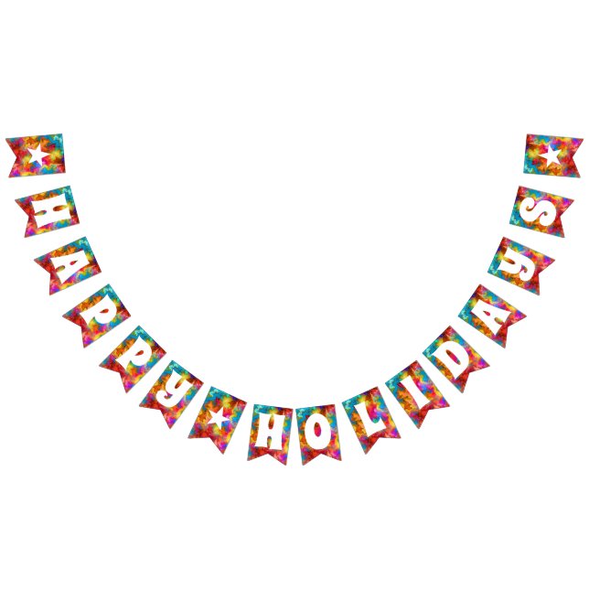 BANDERINES FELICES FIESTAS ARCOIRIS COLORIDO   (Todo)