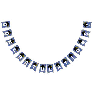 Banderines Felicidades por la graduación floral