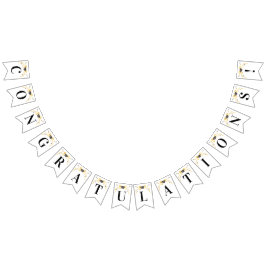 Banderines Felicitaciones a Coquette Yellow Bow | Graduación