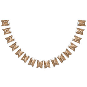 Banderines Felicitaciones - Barnwood y Lace