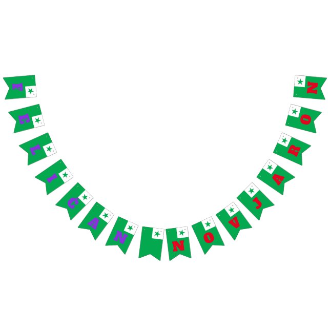 Banderines FELIPREAN NOVJARON/Esperanto, (Todo)