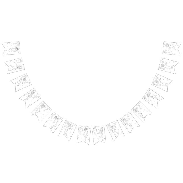 Banderines Feliz Año Nuevo Reina de la danza a mano (Todo)