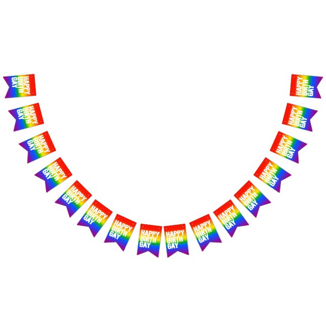 Banderines Feliz Birthgay (Todo)