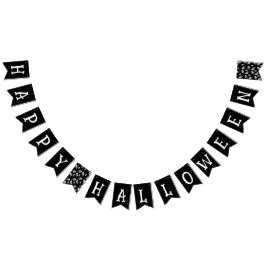 Banderines Felíz Cráneo de Halloween