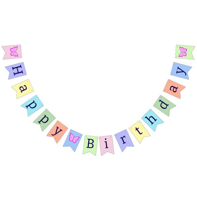 Banderines Feliz cumpleaños (Todo)