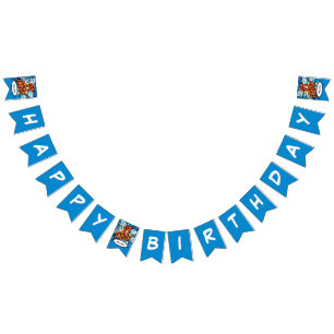Banderines FELIZ CUMPLEAÑOS 21 Comic Book Pop Art