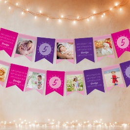 Banderines Feliz cumpleaños a ti cualquier foto de cualquier 