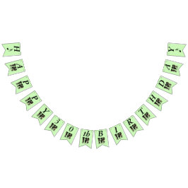 Banderines Feliz cumpleaños a un músico negro que toca música