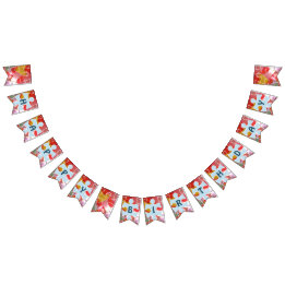 Banderines Feliz cumpleaños al globo de rompecabezas divertid