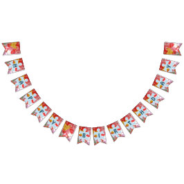 Banderines Feliz cumpleaños al globo de rompecabezas divertid