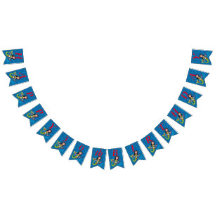 Banderines Feliz cumpleaños, Bonito de sirena de corazones ro