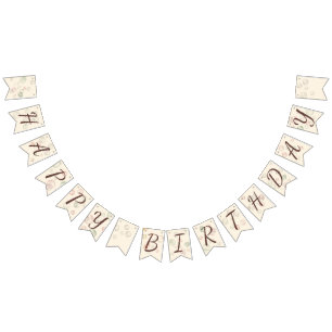 Banderines Feliz cumpleaños Chica 01