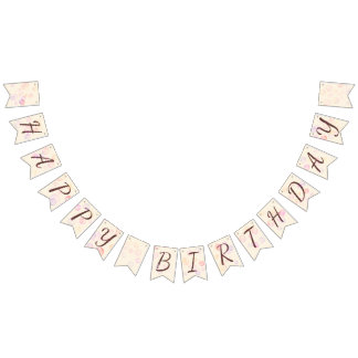 Banderines Feliz cumpleaños Chica 01