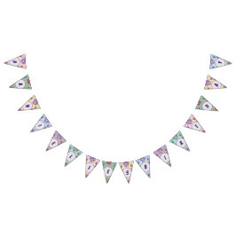 Banderines Feliz cumpleaños Chicas florales nombran Fiesta Bu