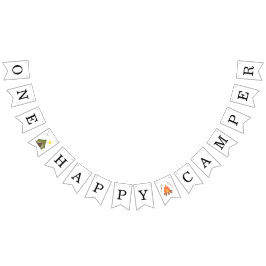 Banderines Feliz cumpleaños de aventura de Camper