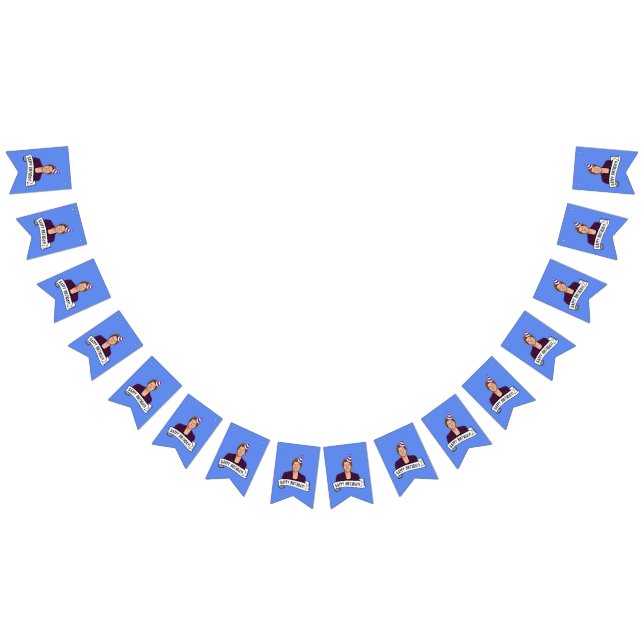 Banderines Feliz cumpleaños de Elizabeth Warren (Todo)