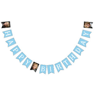 Banderines Feliz cumpleaños foto niños cumpleaños cumpleaños