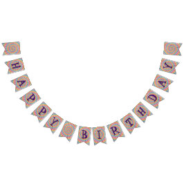 Banderines Feliz cumpleaños, Groove Tie Dye