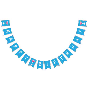 Banderines Feliz cumpleaños, Margaritas
