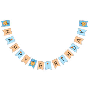Banderines Feliz cumpleaños, Naranja gato