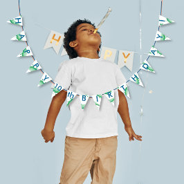 Banderines Feliz cumpleaños personalizado por año o cualquier