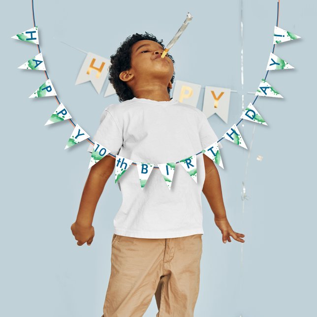Banderines Feliz cumpleaños personalizado por año o cualquier (Subido por el creador)
