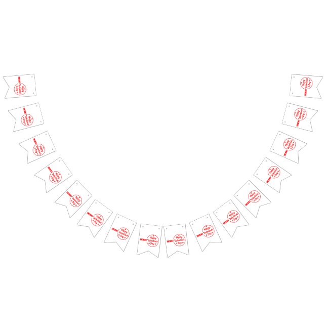 Banderines Feliz Día de San Valentín Love Bunting Banner (Todo)