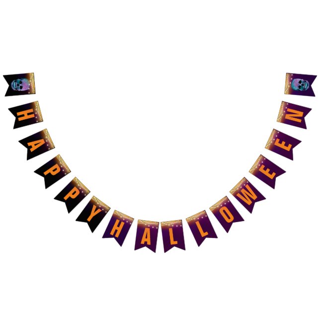 Banderines Feliz Fiesta de Halloween (Todo)