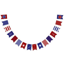 Banderines Feliz Náutico 4 de Julio